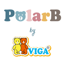 Viga 44257N PolarB Drewniana kolejka z torami i stacją